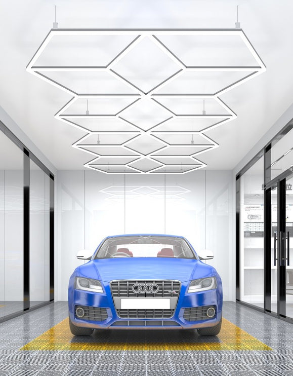 MINT LIGHTING | Polygonal Light V6.1 — ZT6102 | 15'10" × 9'2" | 589W | Geometric LED