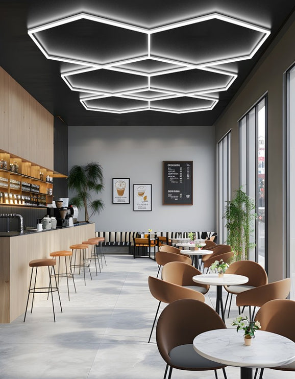 MINT LIGHTING | Polygonal Light V6.1 — ZT6131 | 15'10" × 9'2" | 602W | Geometric LED