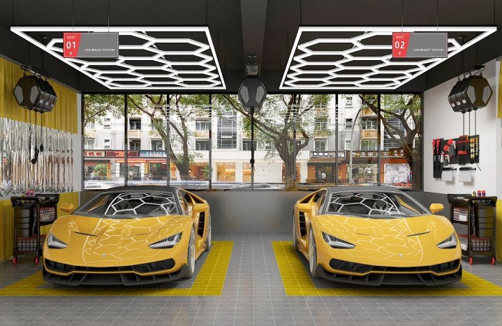 MINT LIGHTING | Polygonal Light V3.0 — ZT/C202 | 2'0" (single hex) | Hexagonal LED Grid