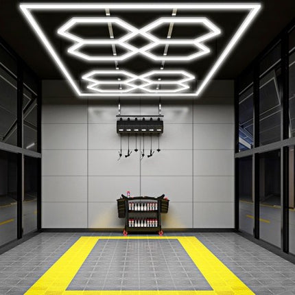 MINT LIGHTING | Polygonal Light V3.0 — ZT1088 | 9'11" × 15'8" | Hexagonal LED Grid