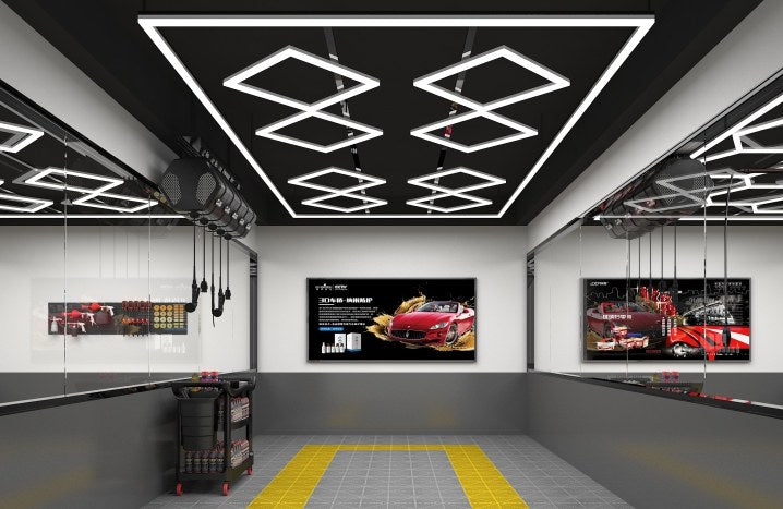 MINT LIGHTING | Polygonal Light V3.0 — ZT/C203 | 2'0" (single hex) | Hexagonal LED Grid