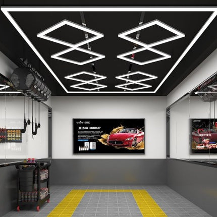 MINT LIGHTING | Polygonal Light V3.0 — ZT2018 | 8'0" × 15'11" | Hexagonal LED Grid