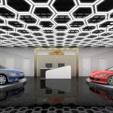 MINT LIGHTING | Polygonal Light V3.0 — ZT2038 | 8'0" × 15'11" | Hexagonal LED Grid