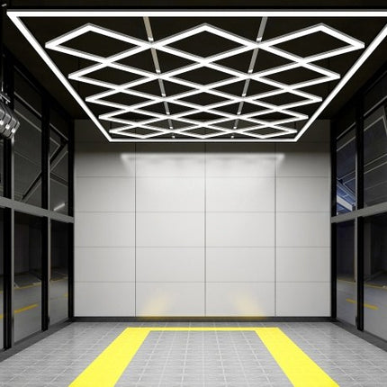 MINT LIGHTING | Polygonal Light V3.0 — ZT2068 | 8'0" × 15'11" | Hexagonal LED Grid