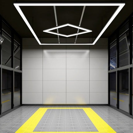 MINT LIGHTING | Polygonal Light V3.0 — ZT2078 | 8'0" × 15'11" | Hexagonal LED Grid