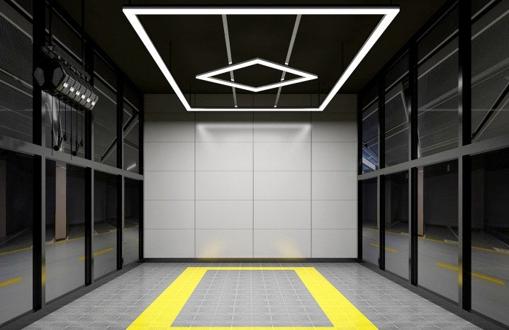 MINT LIGHTING | Polygonal Light V3.0 — ZT2078 | 8'0" × 15'11" | Hexagonal LED Grid
