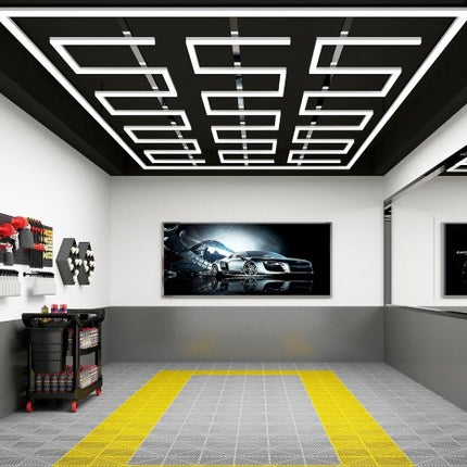 MINT LIGHTING | Polygonal Light V3.0 — ZT3048 | 8'0" × 15'11" | Hexagonal LED Grid