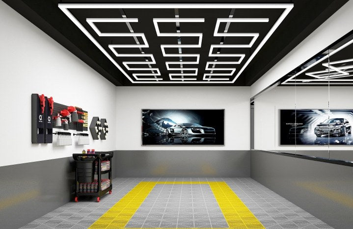 MINT LIGHTING | Polygonal Light V3.0 — ZT3048 | 8'0" × 15'11" | Hexagonal LED Grid