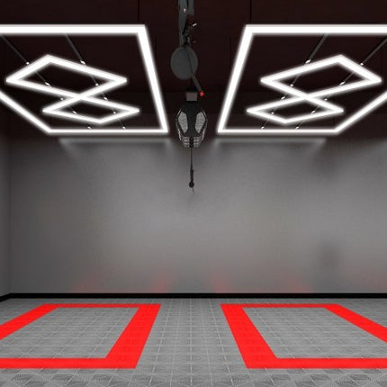 MINT LIGHTING | Polygonal Light V3.1 — ZT5078 | 7'9" × 15'6" | Modular Hexagonal LED