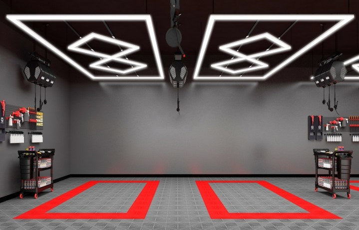 MINT LIGHTING | Polygonal Light V3.1 — ZT5078 | 7'9" × 15'6" | Modular Hexagonal LED