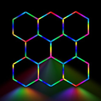 MINT LIGHTING | Polygonal Light V5.0 RGB — ZTF531-RGB | 5'7" × 5'8" | Smart RGB LED