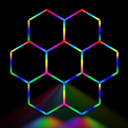 MINT LIGHTING | Polygonal Light V5.0 RGB — ZTF540-RGB | 11'1" × 3'4" | Smart RGB LED