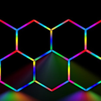 MINT LIGHTING | Polygonal Light V5.0 RGB — ZTF542-RGB | 5'7" × 8'0" | Smart RGB LED