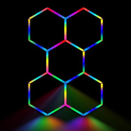 MINT LIGHTING | Polygonal Light V5.0 RGB — ZTF552-RGB | 5'7" × 8'0" | Smart RGB LED