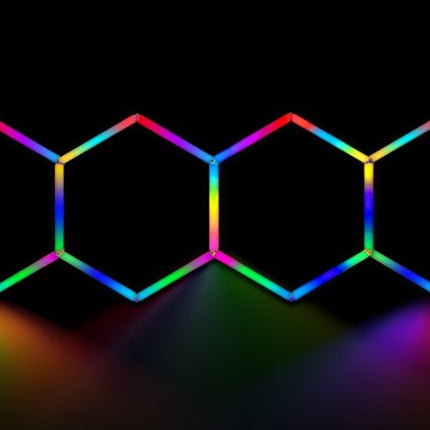 MINT LIGHTING | Polygonal Light V5.0 RGB — ZTF571-RGB | 11'1" × 5'8" | Smart RGB LED