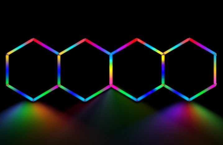 MINT LIGHTING | Polygonal Light V5.0 RGB — ZTF571-RGB | 11'1" × 5'8" | Smart RGB LED