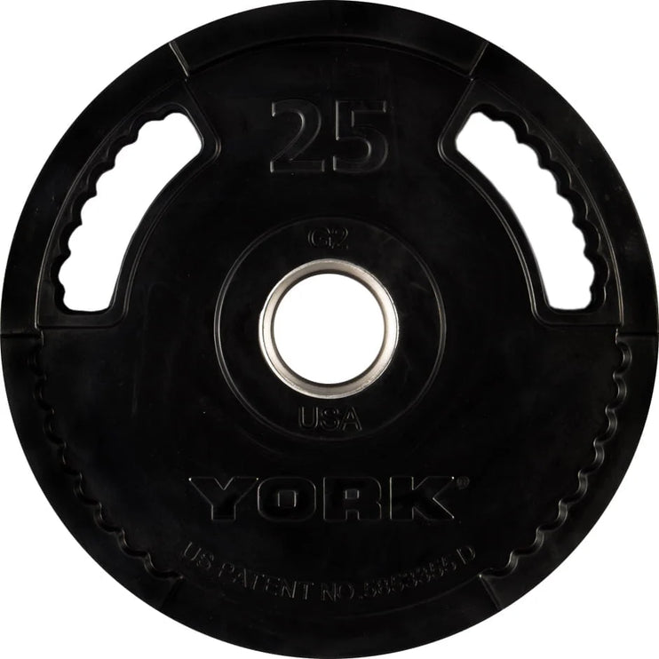York 2" G-2 Rubber Olympic Weight Plate