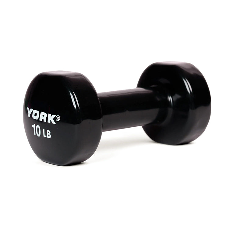 York Single Vinyl Dipped Dumbbell