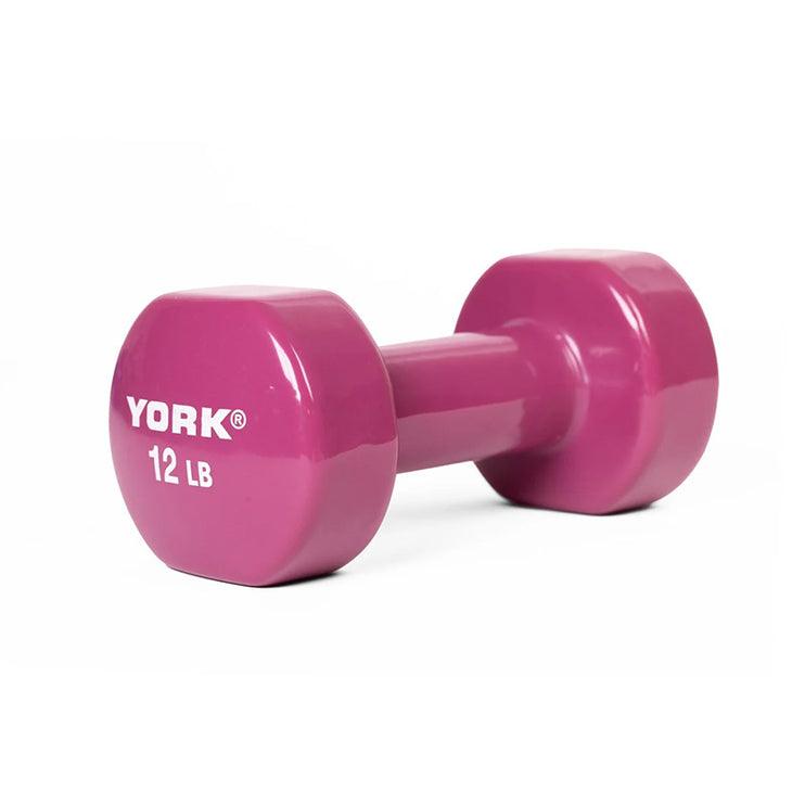 York Single Vinyl Dipped Dumbbell