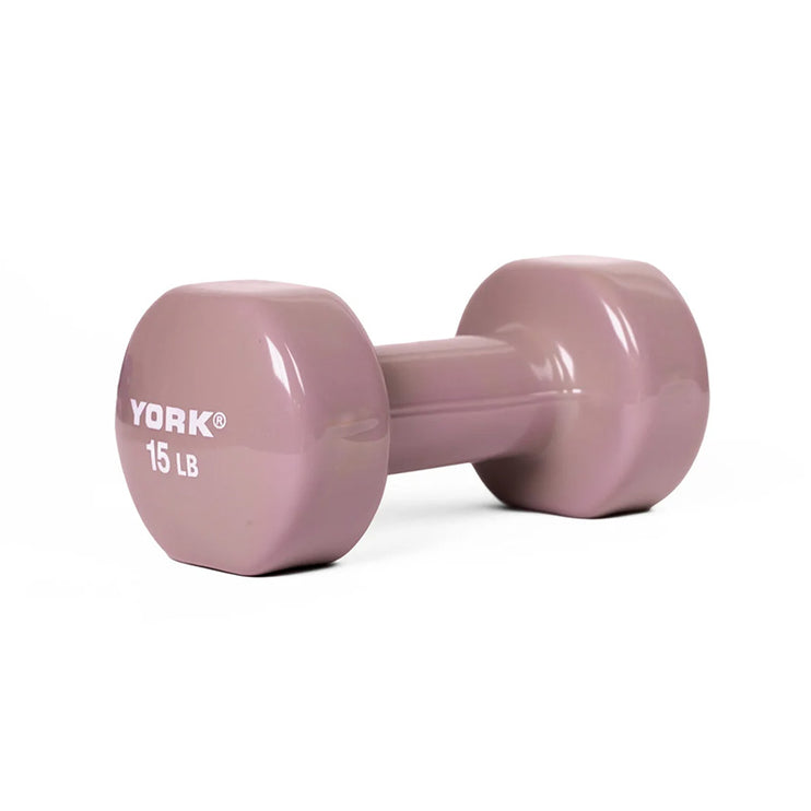 York Single Vinyl Dipped Dumbbell
