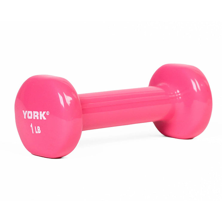 York Single Vinyl Dipped Dumbbell