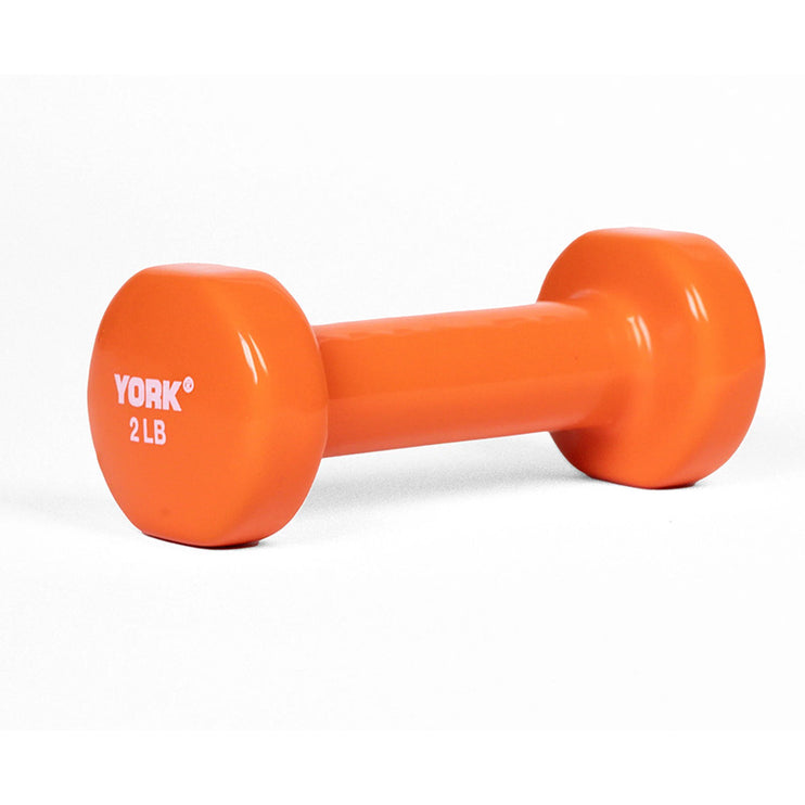 York Single Vinyl Dipped Dumbbell