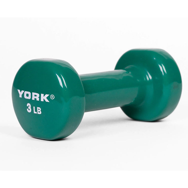 York Single Vinyl Dipped Dumbbell
