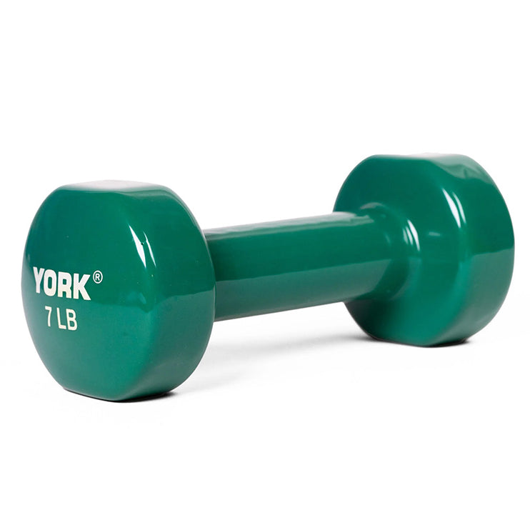 York Single Vinyl Dipped Dumbbell