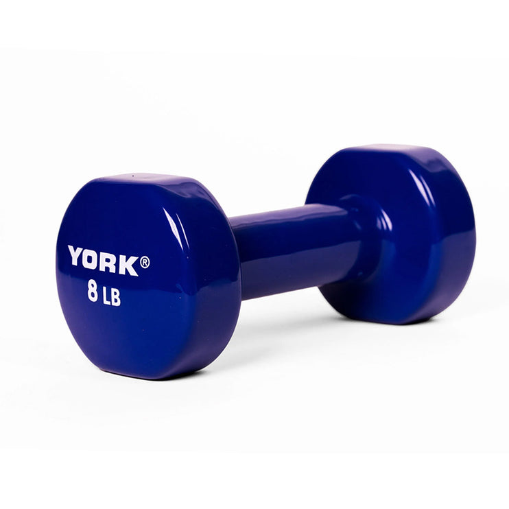 York Single Vinyl Dipped Dumbbell