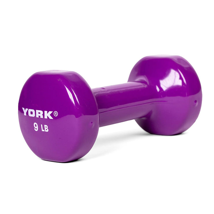 York Single Vinyl Dipped Dumbbell