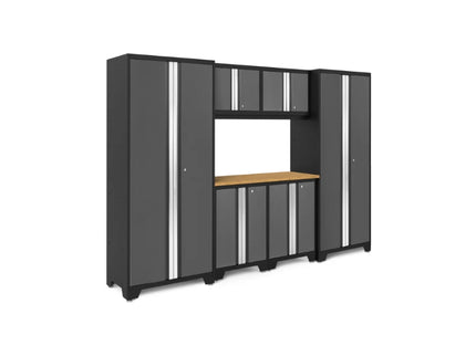 NewAge | Bold Series 7 Piece Cabinet Set with 30 in. RTA Lockers